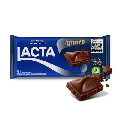 Chocolate Lacta Amaro 80g